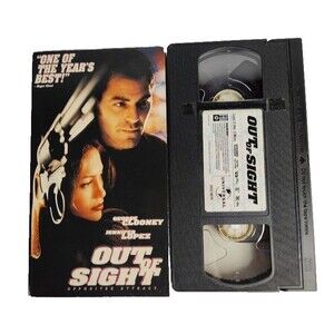 Out of Sight VHS Movie 1999 George Clooney Action Crime  R Jennifer Lopez